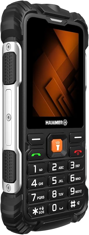 Hammer H Forge Outdoor Mobiltelefon Dual SIM, 2300 mAh, IP68, Fekete - Forge 2G