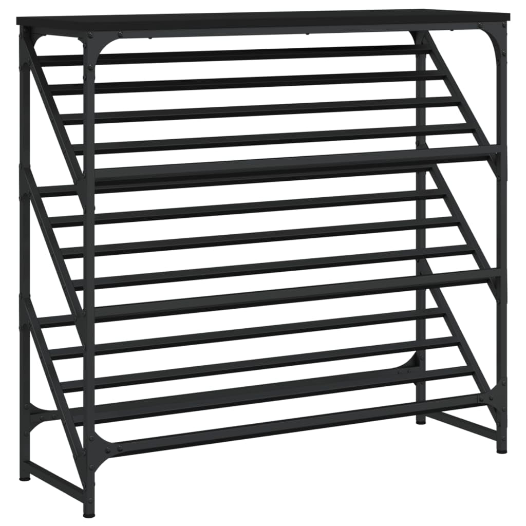 Zapatero 90x30x85 cm Negro