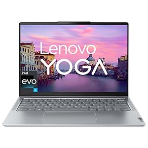 Lenovo Yoga Slim 6 Intel Evo Core i5 1240P 14″(35.5cm) 2.2K 300Nit Laptop (16GB/512GB SSD/60Hz Refresh/Win 11/Office 2021/Backlit KB/1Yr Warranty/Alexa/3 Month Game Pass/Storm Grey/1.35Kg), 82WU0095IN