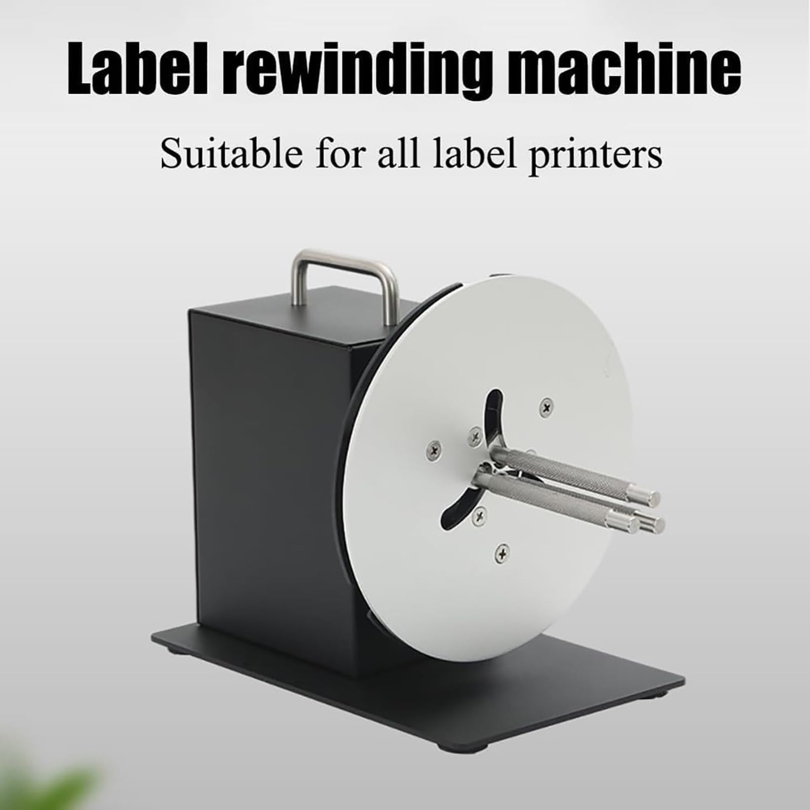 Etikettenaufwickelmaschine, 120 mm Kern, automatisch, einstellbare Geschwindigkeit, bidirektional, 1-4-Zoll-Kern für Logistik, effiziente Etikettierlösung für Verpackung und Lagereinsatz