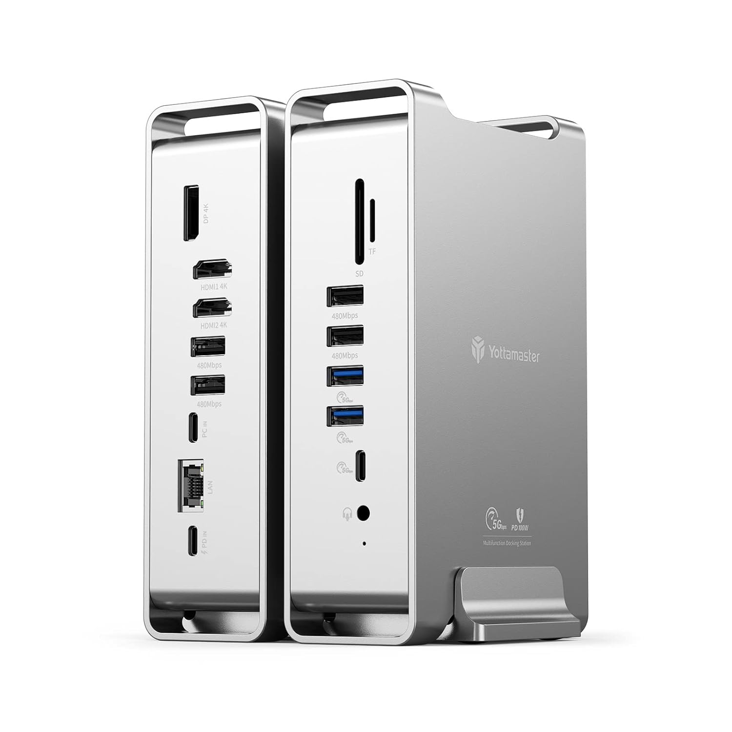 MacBook Pro Docking Station, Yottamaster USB C Docking Station Triple