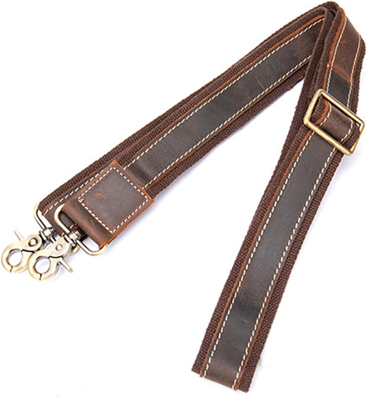 Genuine Cowhide Leather Messenger Bag Strap Replacement