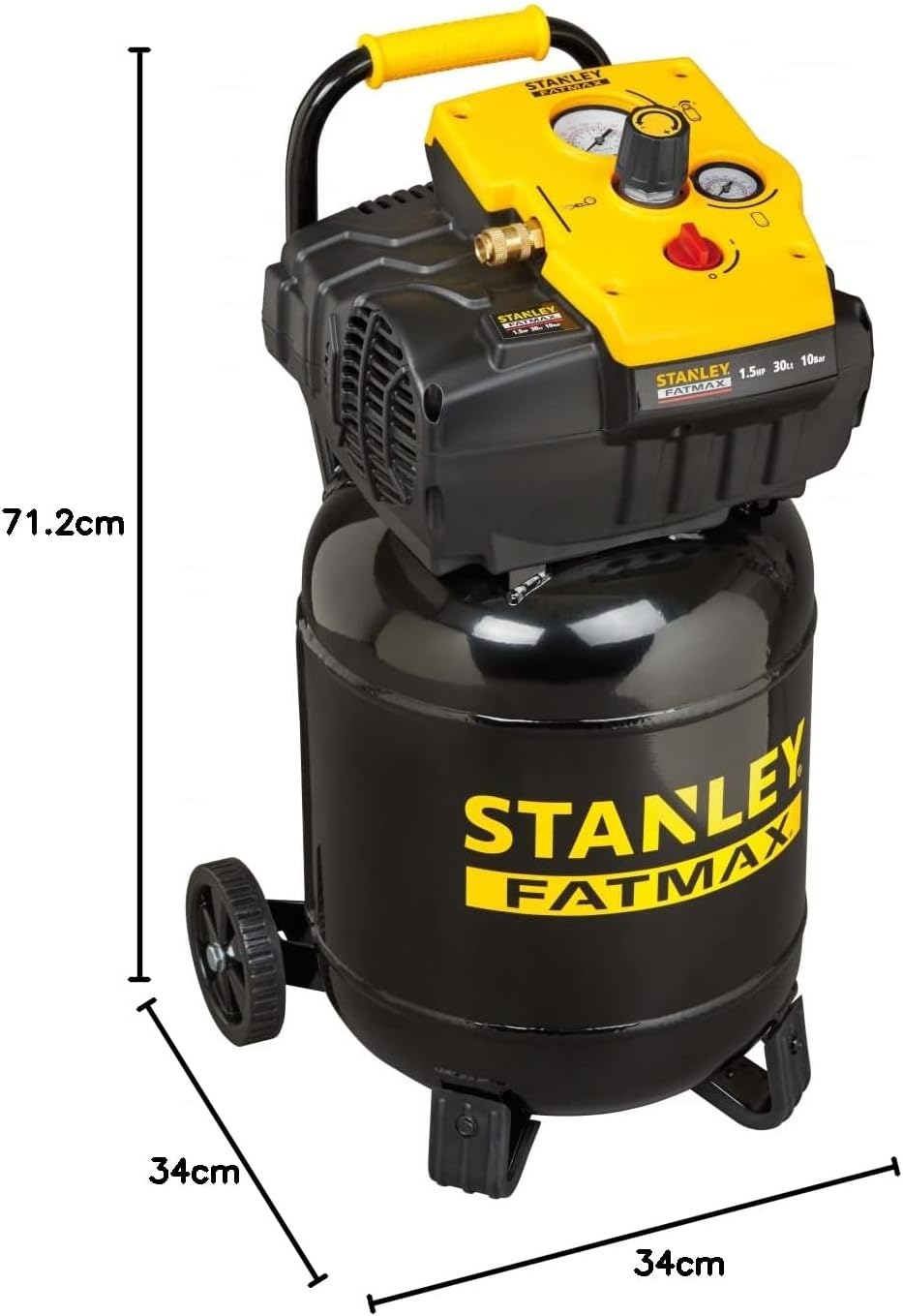 Stanley Compressor TAB 200/10/30VW FM with dimensions
