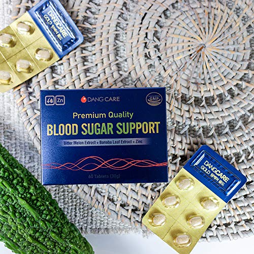 Dangcare Natural Sugar Level Support 4 Pack 500Mg 240 Tablets Metabolism Bitter Melon Banaba Leaf Extract Zinc Supplement 당케어 여주 #TOP3