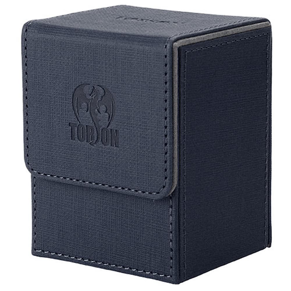 URbazaar Deck Box, Large Card Deck Case Fit 100+ Single Sleeved Cards, PU Leather Strong Magnet Card Case Holder Storage