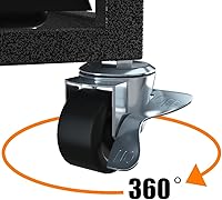 Vista 8 de Jaula de perro resistente de 54484238 pulgadas con ruedas, perrera de acero indestructible y a prueba de escapes para perros de alta ansiedad