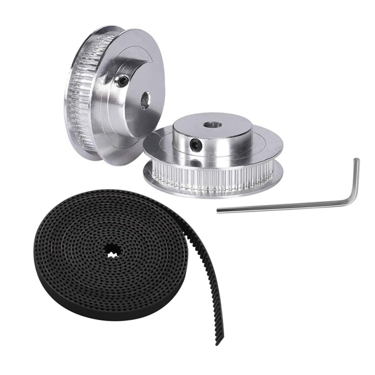 CLISPEED3d Printer Accessories Tensioner Spring Bore Belt Pulley Wheel Iming Belt Pulley Wheel Ishwashers Timing Belt Pulley Synchronous Wheel Timing Belts and Pulleys Wrench