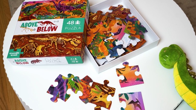 Amazon.com: Crocodile Creek 50-Piece Jigsaw Puzzle - Fun Table or