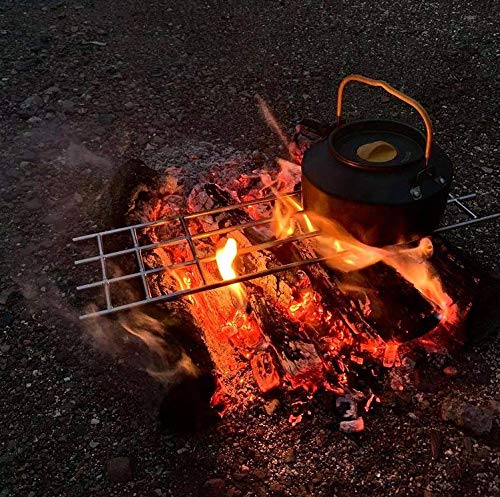 CAMPINGMOON 304 - Griglie da cucina in acciaio inox (L 12 x W 3