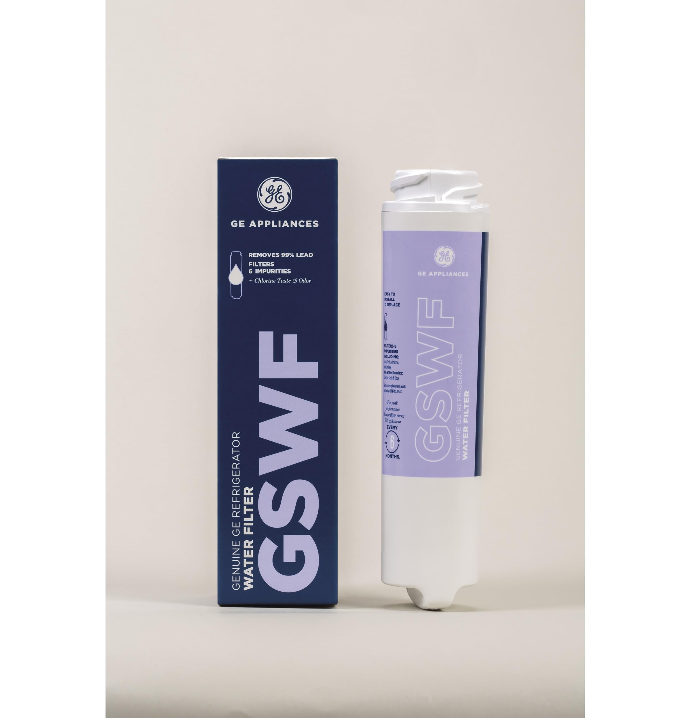 冷蔵庫・冷凍庫 GE Smart Water Refrigerator Filter GSWF GE SmartWater 6-Month Replacement Refrigerator Water Filter