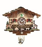 15705 Trenkle Kuckulino Reloj en Miniatura de la Selva Negra casa Suiza Cuarzo con Llamada del cucú TU 2036 PQ
