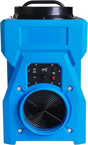 MOUNTO Purificador de aire industrial portátil de 1000 cfm, depurador de aire negativo, potente motor de 1HP, filtro HEPA verdadero, 2 velocidades,