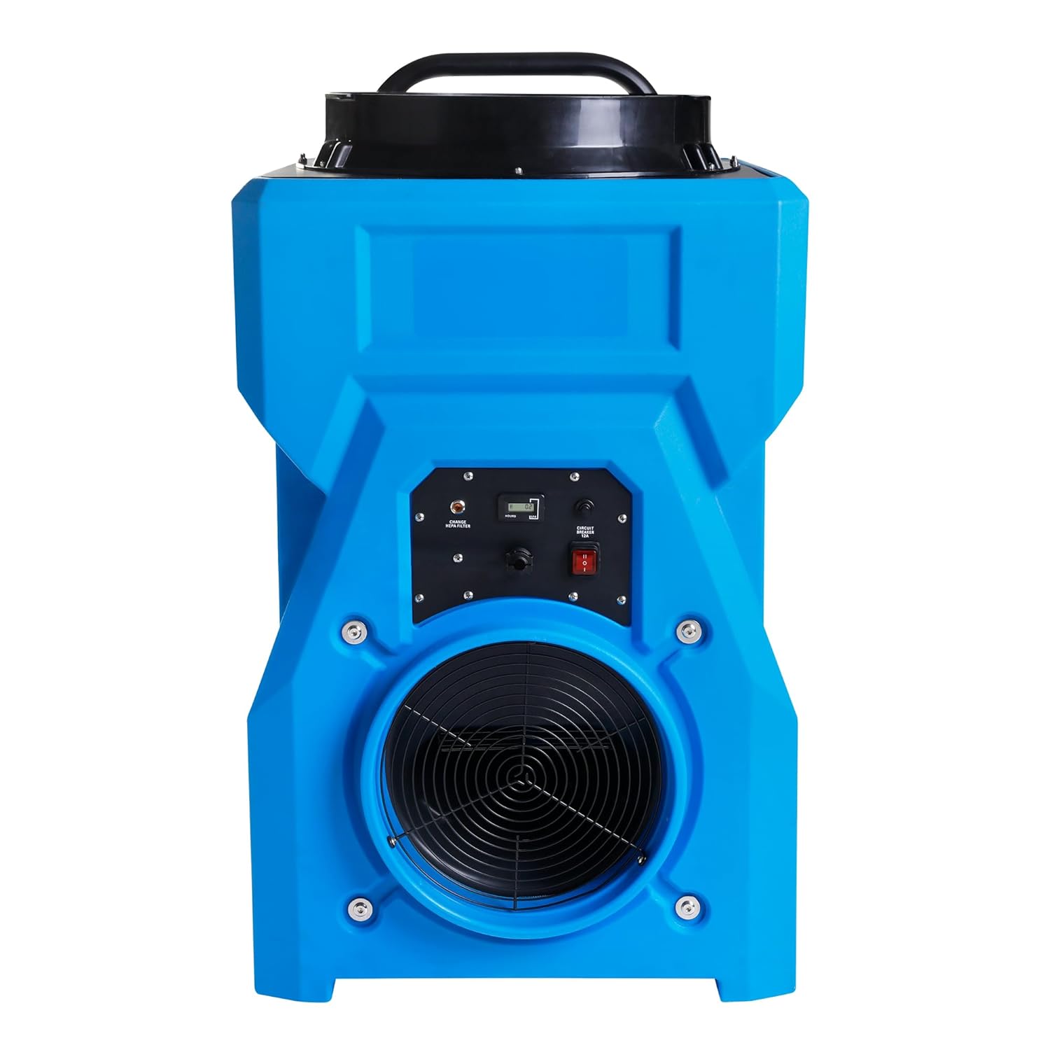 MOUNTO 1000cfm Portable Industrial Air Purifier Negative Air Scrubber - Powerful 1HP Motor True HEPA Filter 2-Speed Handle
