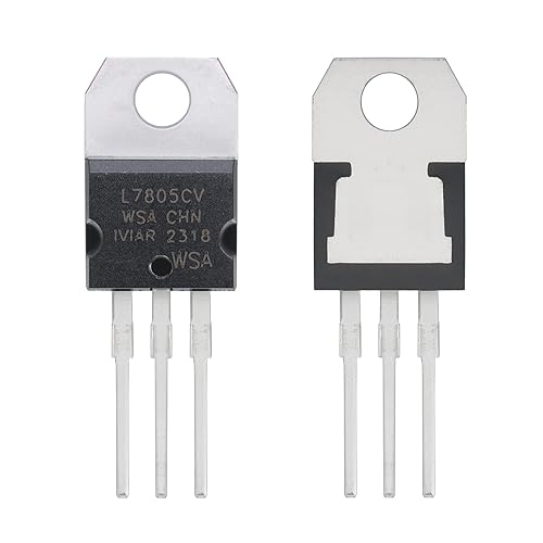 Miniatura 2 de ALLECIN L7805 L7805CV Regulador de Voltaje 5V 1.5A Salida Positiva Circuito IC 7805 5 Voltios 1.5 Amp Reguladores TO-220 (Paquete de 30 piezas)