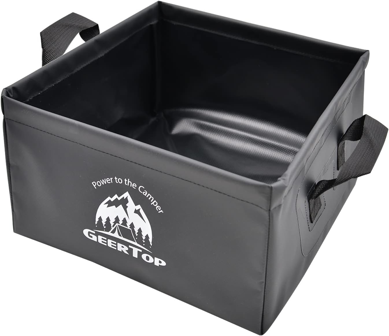 Geertop キャンプ 最新入荷 バケツ 折りたたみ 四角 布バケツ 13l ポータブルバケツ 大容量 自立式 アウトドア コンパクト 釣り 軽量 洗濯 小物入れ 掃除 洗面器 園芸 水汲み