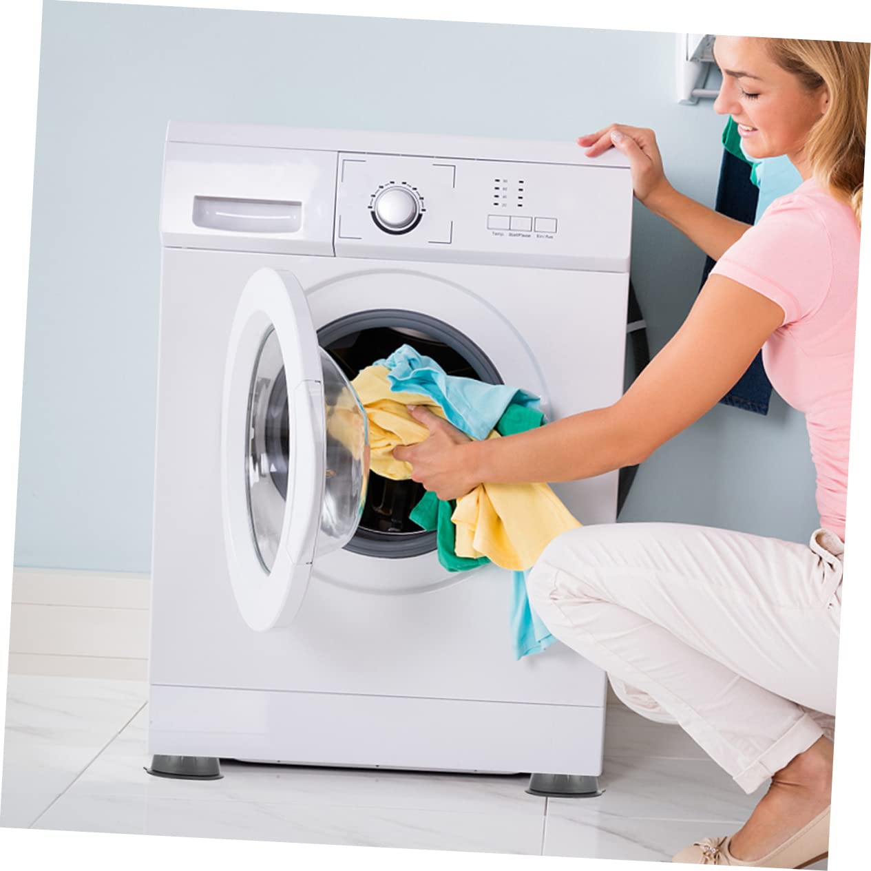 HONMEET Fridge Washing Machine Foot Pads 10 Non-slip Wear-resistant Mats for Home Appliances