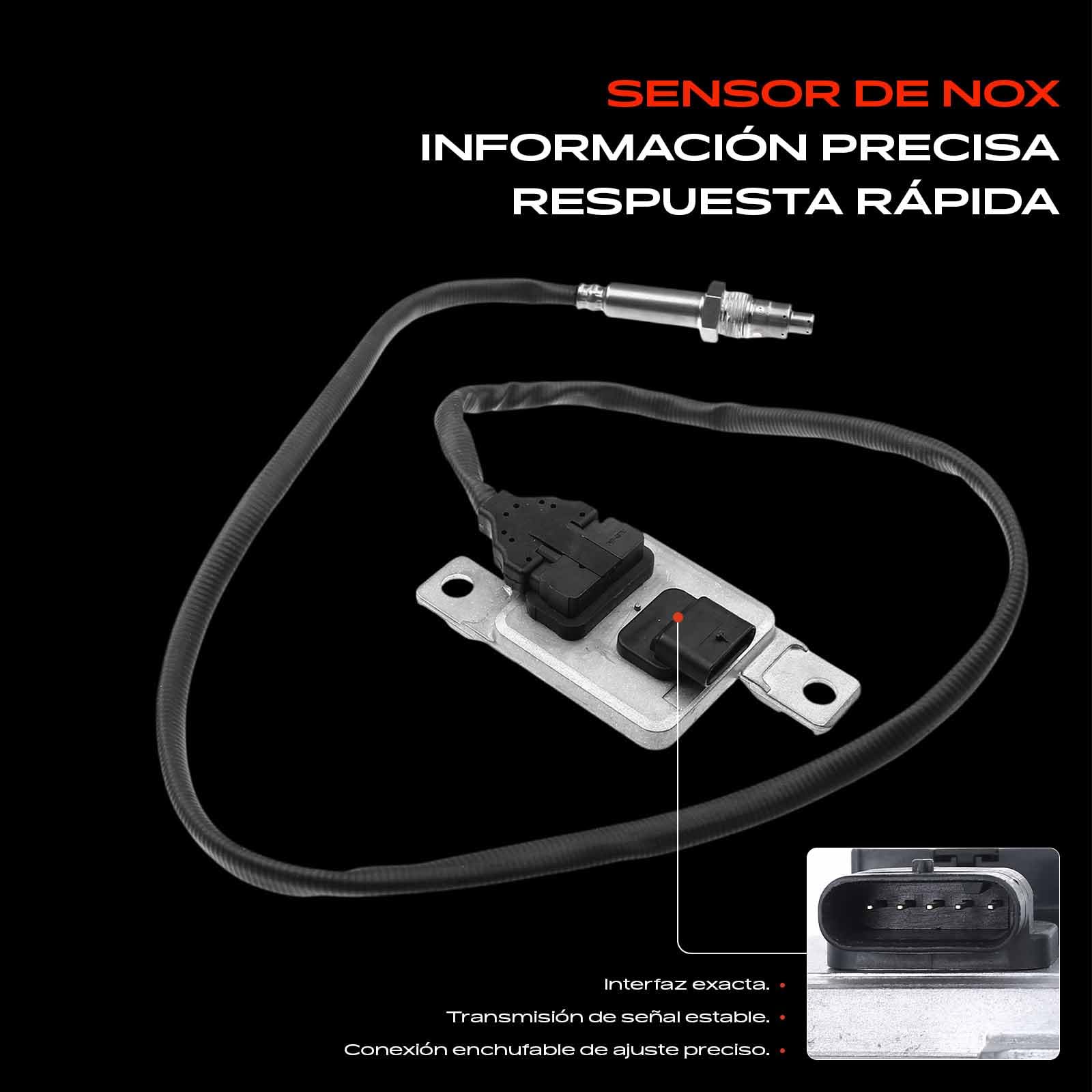 Frankberg Sensor de óxido de nitrógeno 5WK96688 | Compatible con: S.h.a.r.a.n 7N1 7N2 ,A.l.h.a.m.b.r.a 710 711