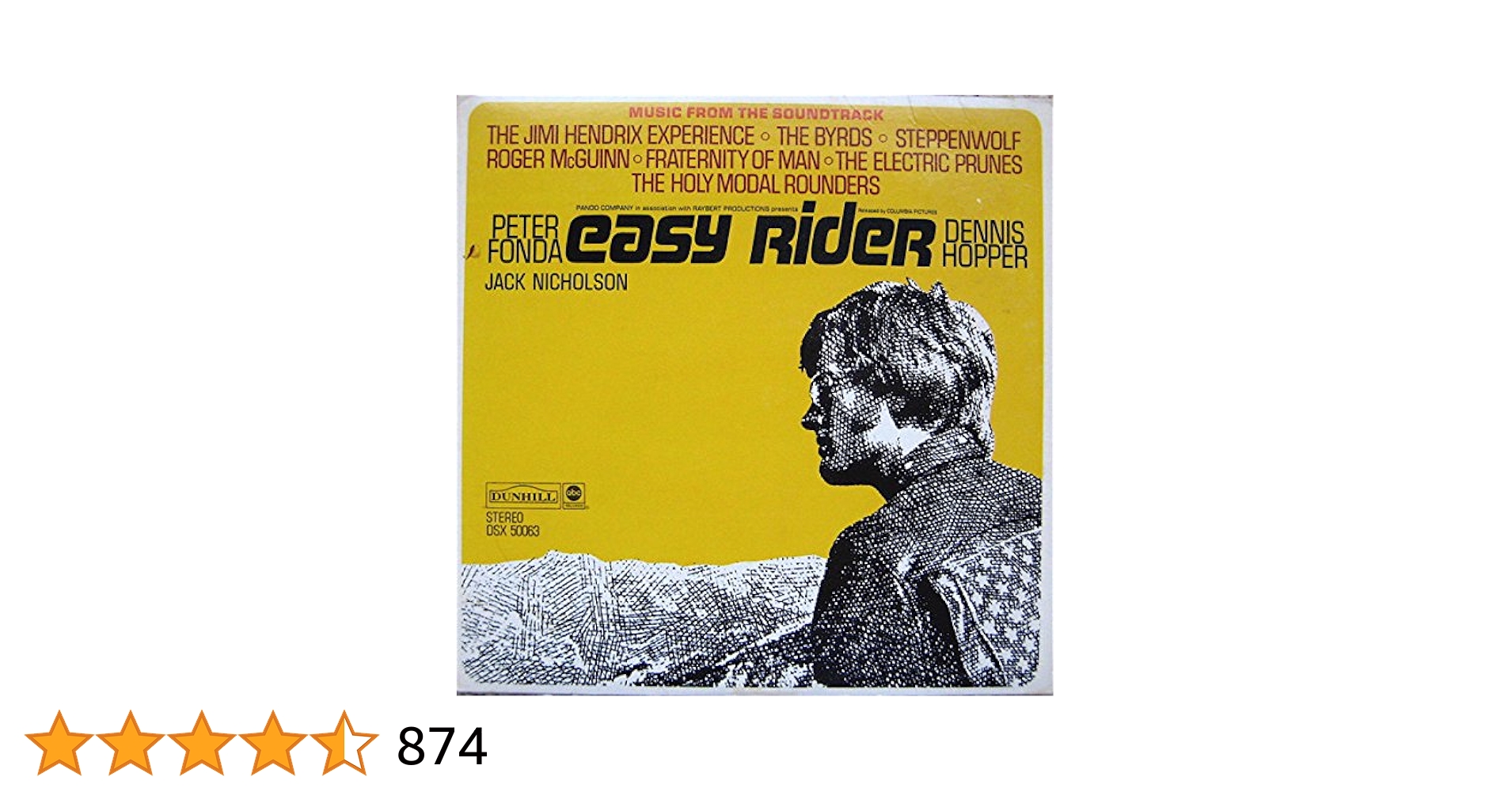 Easy Rider Music From The Soundtrack - 1969 - Rock Music