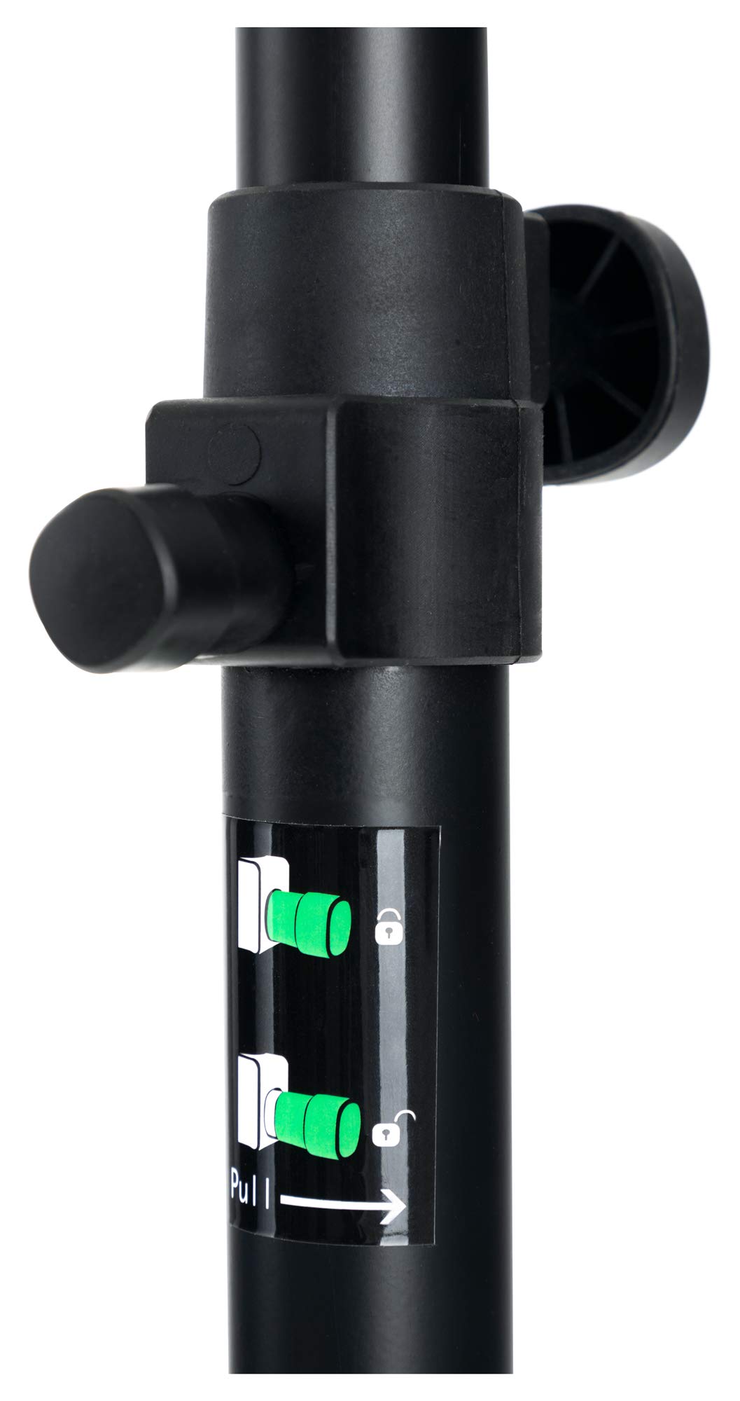 Pronomic SPS-2A Supporti per Casse in Alluminio con Spina di Bloccaggio Set | Struttura stabile a treppiede extra larga, Rinforzi aggiuntivi, Gambe lunghe 68 cm per una base stabile, Peso: 3, 5 cm