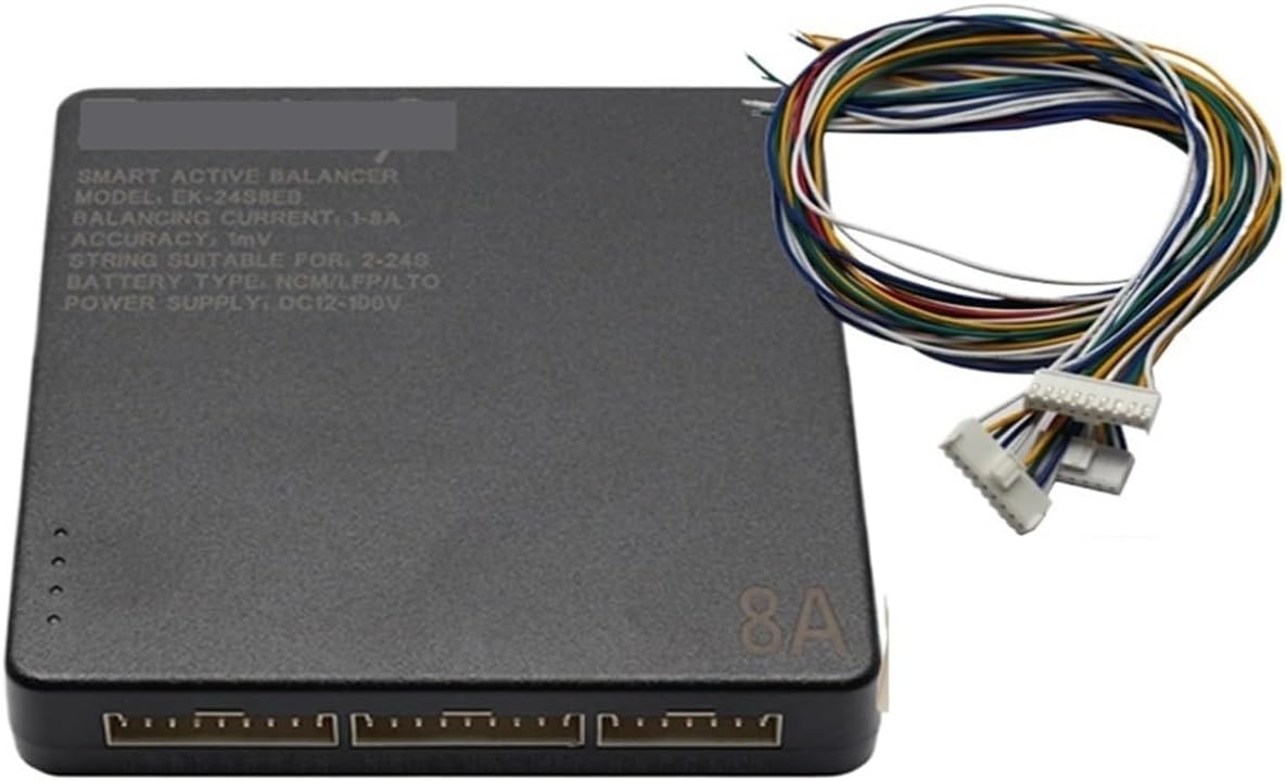 4A 8A 10A 15A Balancer 3S 4S 5S 6S 8S 14S 16S 20S 22S 24S Lifepo4 Lipo LTO Battery Equalization(8A Balancer)