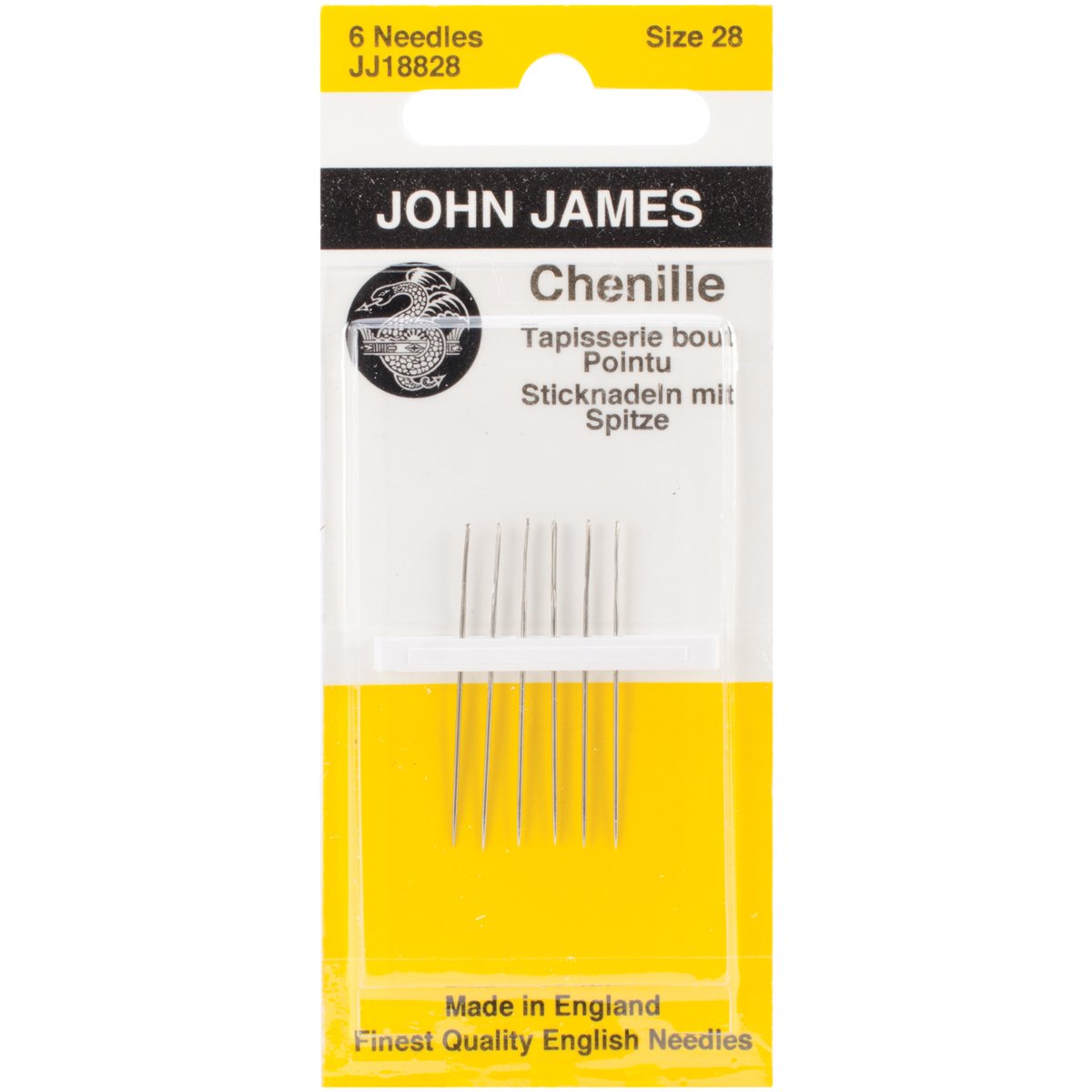 Colonial Needle Size 28 6/Pkg Chenille Hand Needles