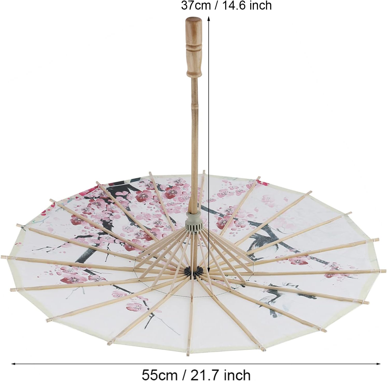 AYNEFY Small Size Handmade Oiled Paper Umbrella,Chinese Art Classical Dance Umbrella Plum Blossom Parasol Umbrella for Wedding Parties Photography Costumes Cosplay Decoration - Image 6
