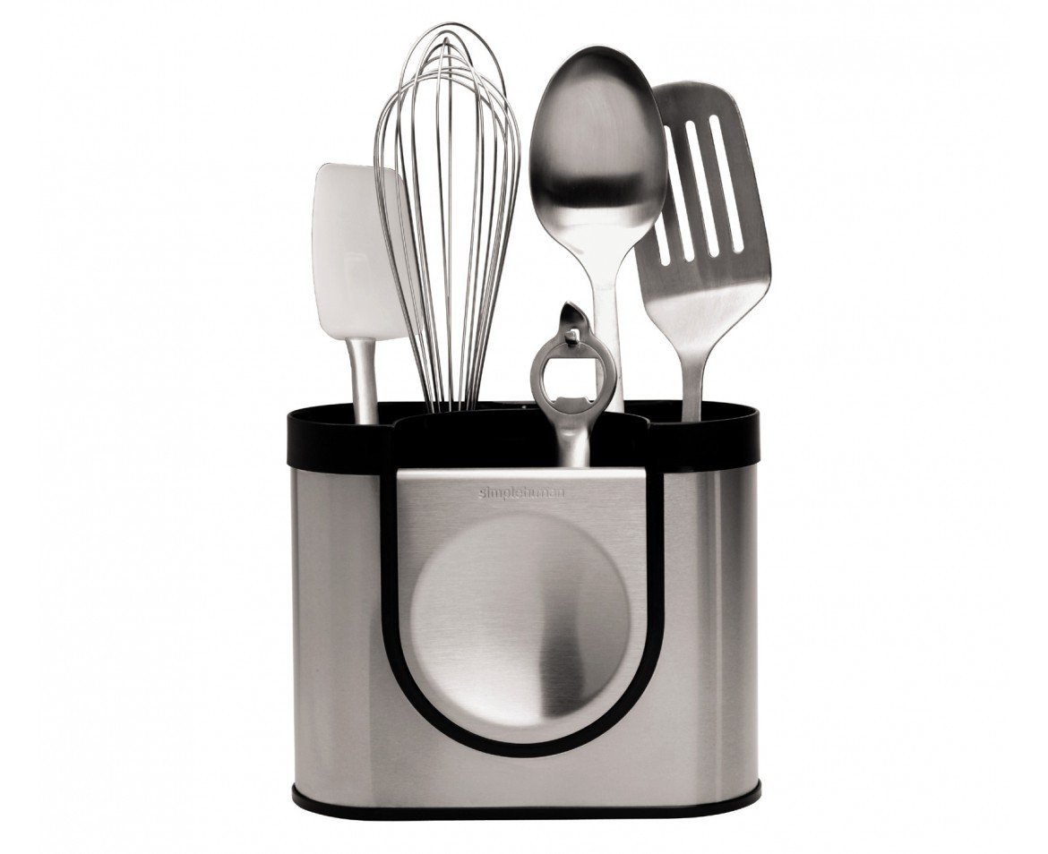 Simplehuman Utensil Holder Brushed Stainless Steel Discontinued