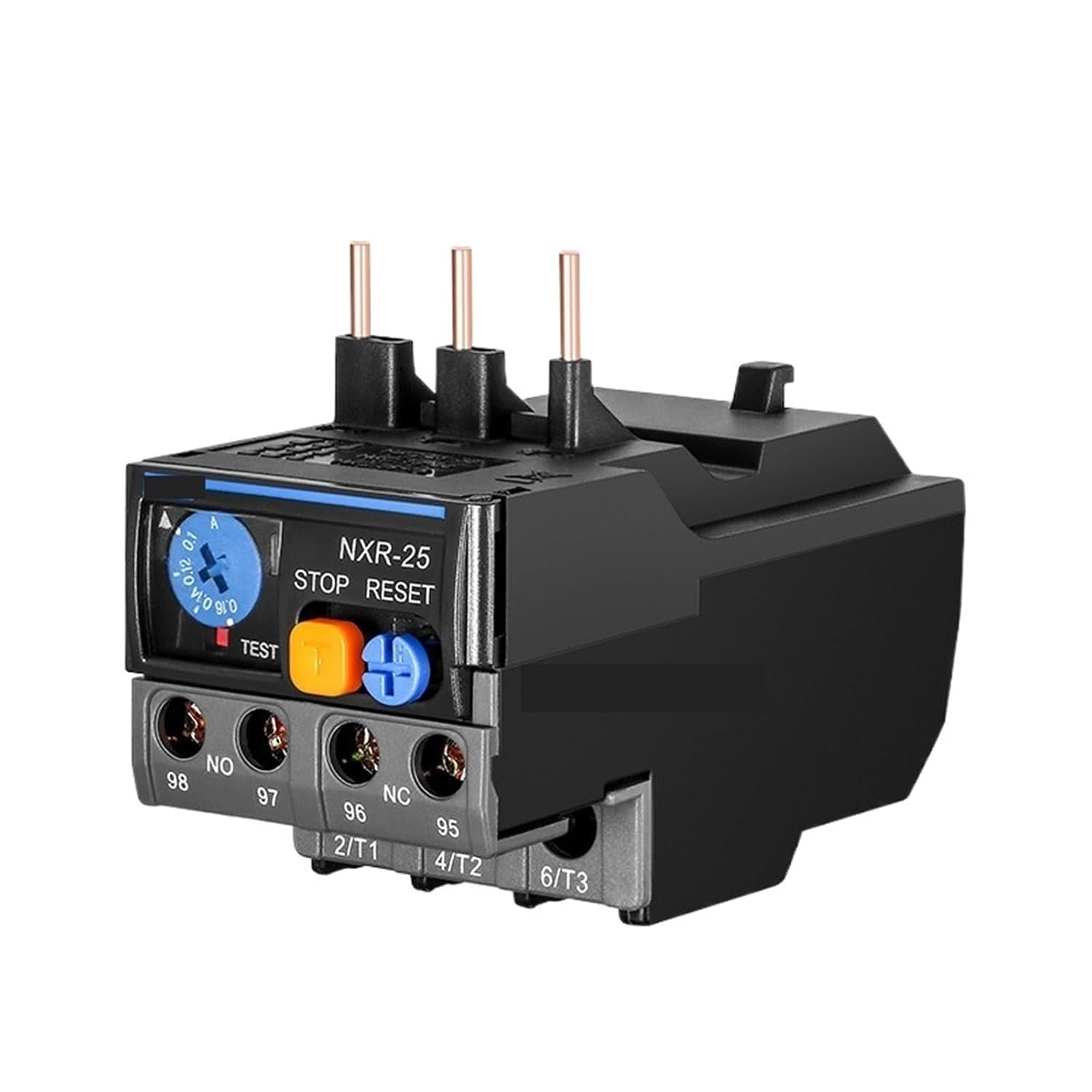 1pc Relay NXR-25 0.63~1A-17-25A NXR-38 23A-32A-30A-40A NXR-100 80A-100A Thermal Overload Relay for AC Contactor(NXR-25 2.5-4A)