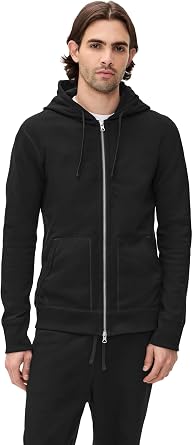 REIGNING CHAMP Mens Midweight Terry Slim Zip Hoodie