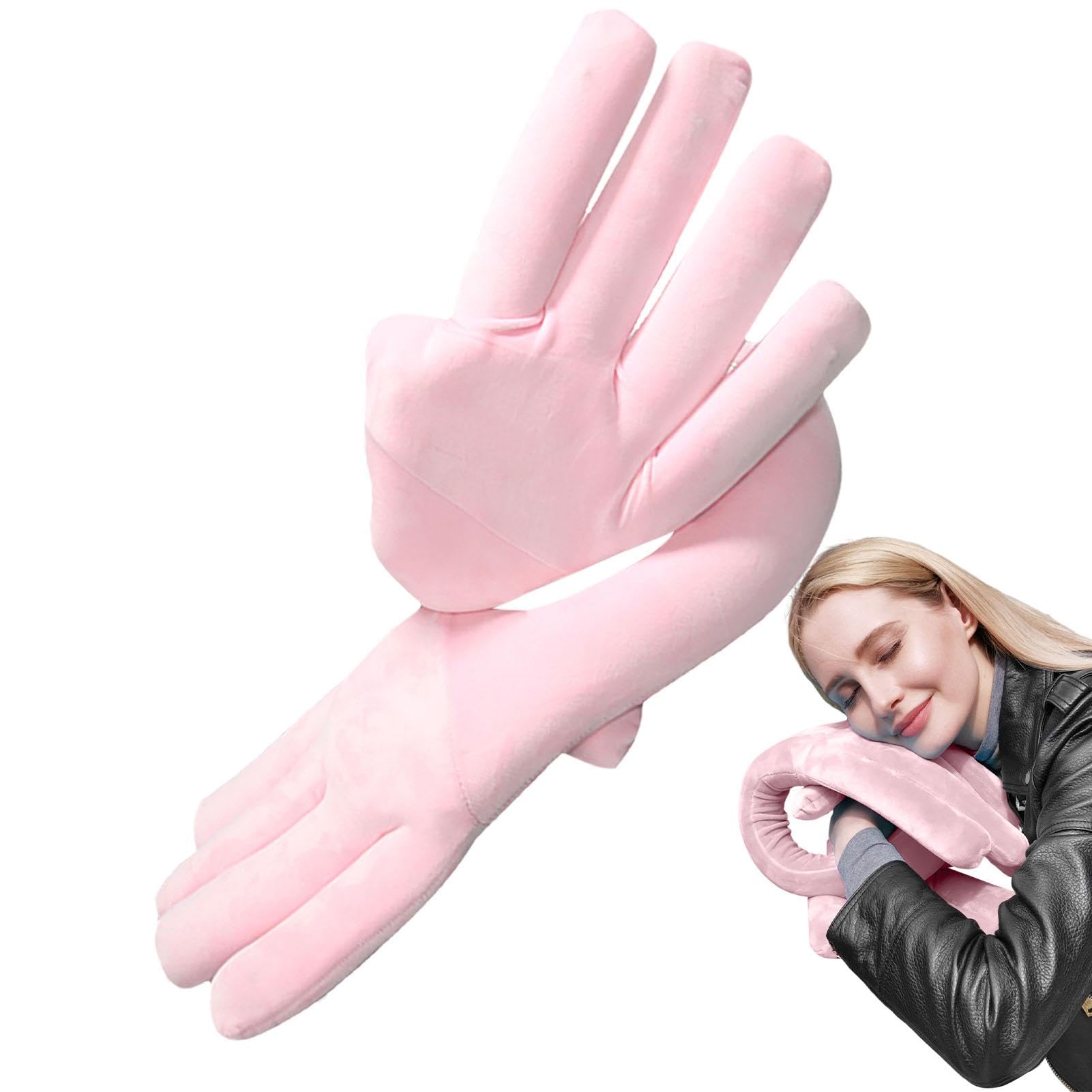 Cuscino per il collo da viaggio | Cuscino per il collo a forma di mano | Cuscino ergonomico da viaggio in aereo, cuscino per pisolini per voli, auto e uso domestico | Cuscino ergonomico da viaggio in aereo, cuscino per pisolini per voli, auto e uso domest