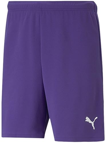 Puma - Mens Teamrise Short, Color Prism Violet/Puma White, Size: XXX-Large