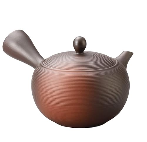 Japanese Teapot Kyusu Tokoname Youhen Clay Teapot 11.8 Fluid Ounces