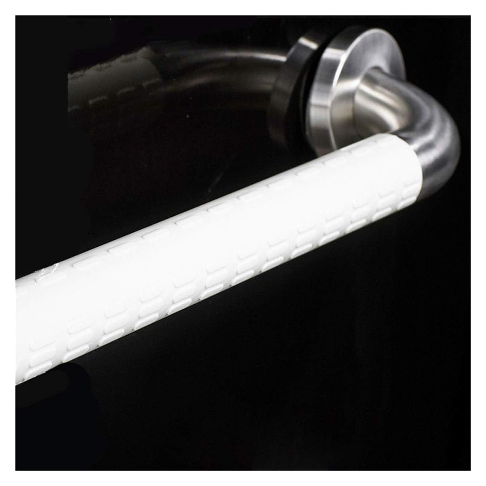 Barras De Apoyo para Baño, Pasamanos De Pared, Barras De Apoyo para Baño, Toallero Recto De Pared, Barra De Apoyo para Ducha Y Equilibrio De Seguridad, con Antideslizante Tipo L 13