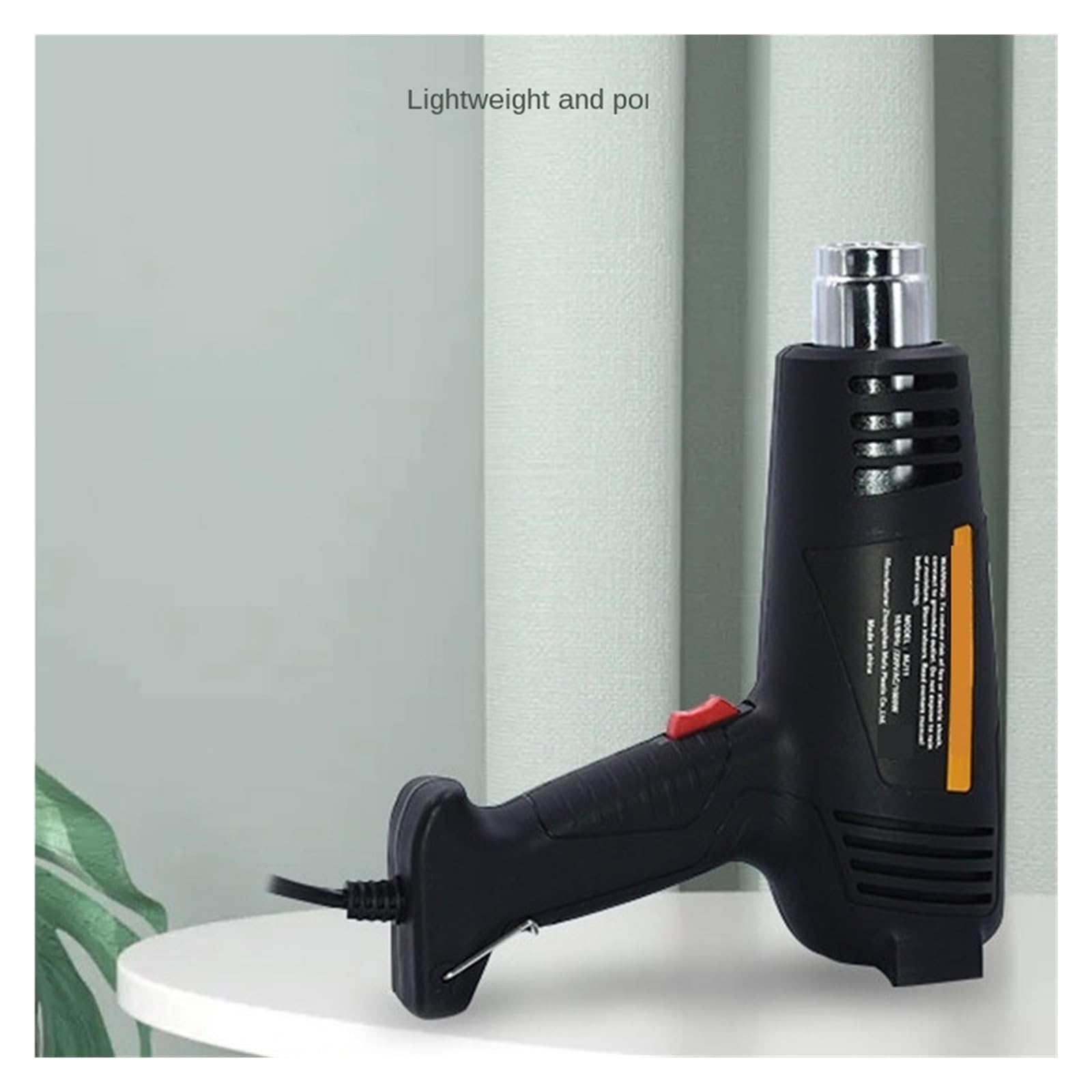 Opalarka Przemysłowa Opalarka 2000W Dwa Termostaty Folia Samochodowa Pistolet Do Pieczenia Plastikowy Pistolet Spawalniczy O Stałej Temperaturze Elektryczny Pistolet Do Grillowania Do obkurczania PCV,