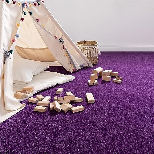 Steffensmeier Teppichboden Cambridge Young Meterware | Auslegware für Kinderzimmer Wohnzimmer...