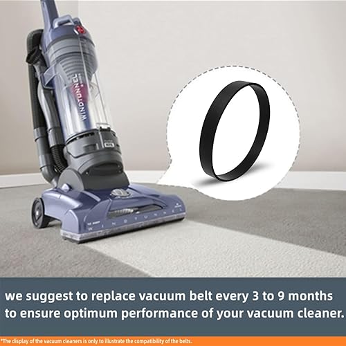 Miniatura 6 de Correas de repuesto 562932001 38528-033 AH20080 para aspiradora vertical Hoover WindTunnel UH70105 UH70100 UH70102 UH70110 UH70106 UH70107 UH70115