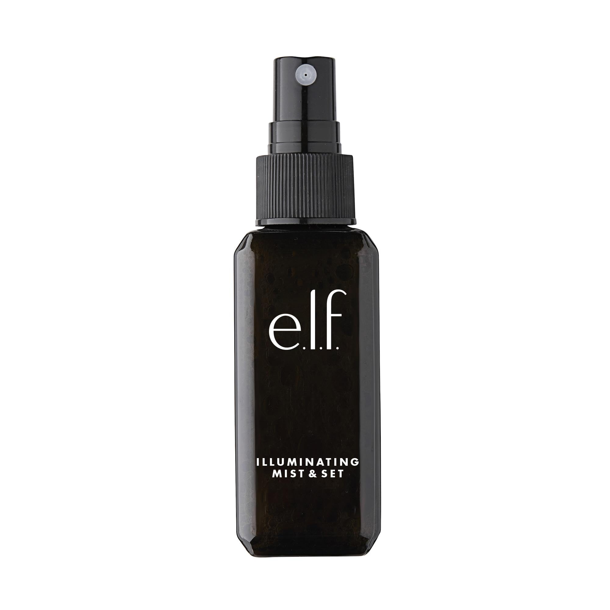 E.l.f. Illuminating Mist & Set Spray, Refreshing, Hydrating, Sets Makeup And Achieves A Glowy Look, Infused With Green Tea, And Vitamins A, B And C, Available In Small And Large Sizes 60ml, 120ml