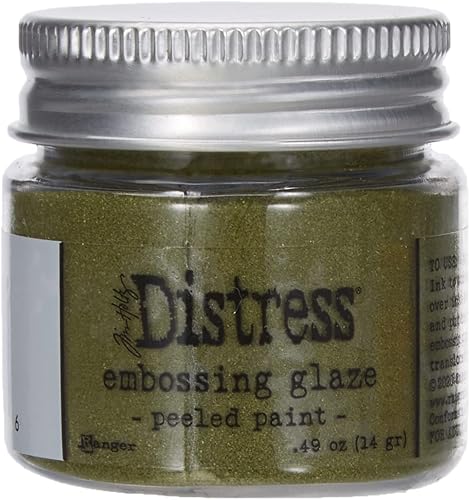 Vista 8 de Ranger Tim Holtz - PISTA DE CRKD GLAZE REBOSSING GLAZE CRKD, Pistacho agrietado