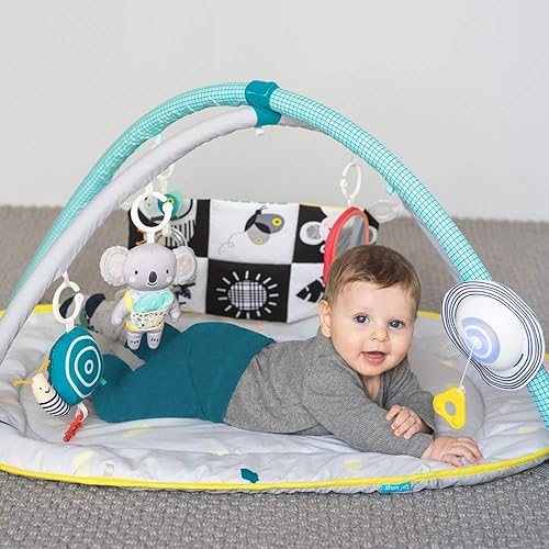 Miniatura 3 de Taf Toys Gimnasio 4 en 1 con música y luz All Around Me Baby Activity Gym grueso acolchado con alfombrilla suave y un exclusivo "Sensi-Center" para