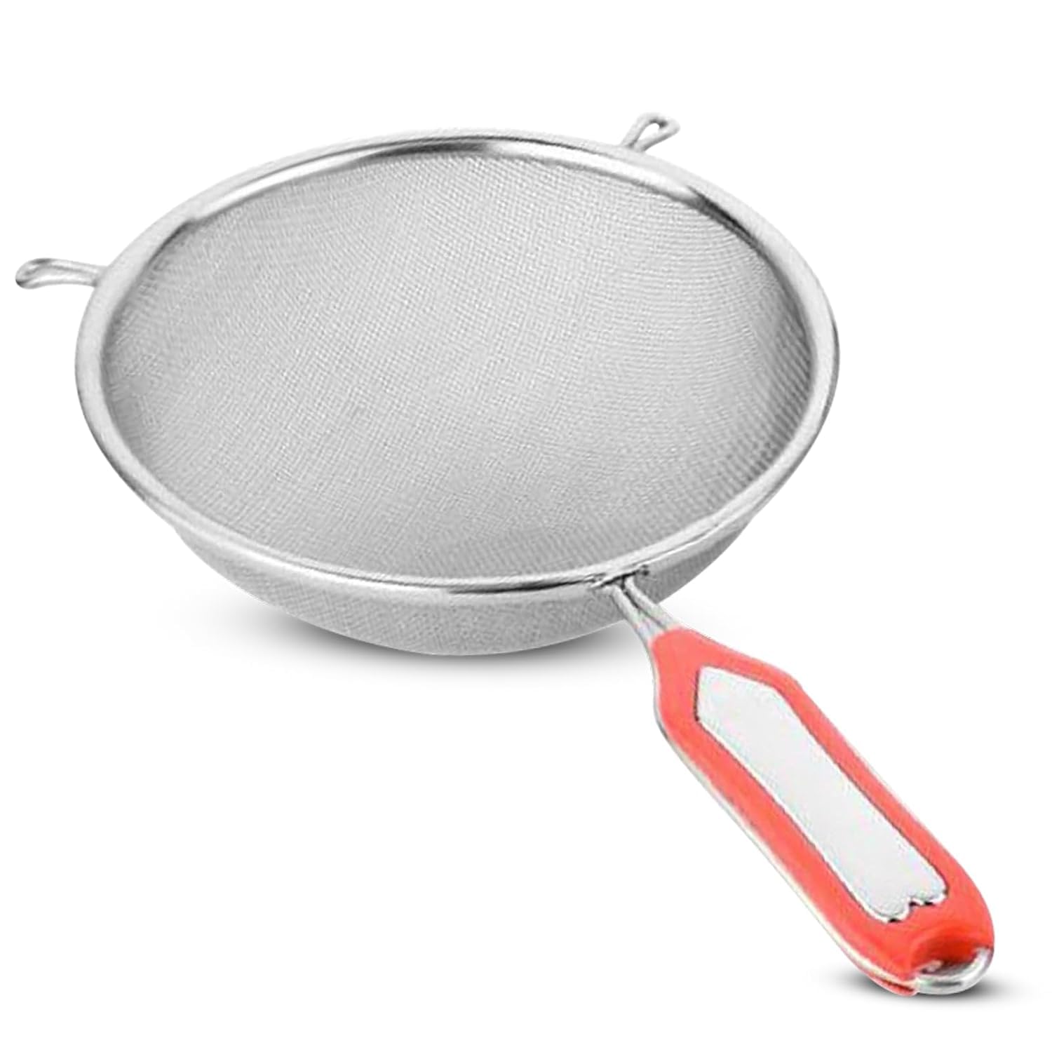 PANCA Stainless Steel Multipurpose Strainer 18cm | Heavy-Duty Fine Mesh Sieve for Juices, Soups, Vegetables & Rice | Rust-Resistant Kitchen Strainer with BPA-Free Handle | Easy to Clean Kitchen Tool