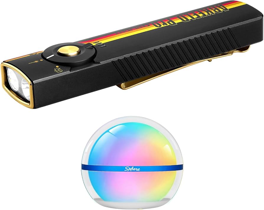 OLIGHT Arkfeld Pro新品 OLIGHT Arkfeld Pro Rechargeable EDC Flashlight Bundle with Sphere