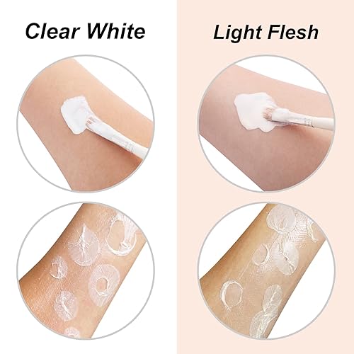 Miniatura 9 de SFX - Maquillaje líquido de látex SFX, 2.1 onzas, monstruo de Halloween, payaso zombi, látex para quemaduras escaldadas, cicatrices, cortes, caries