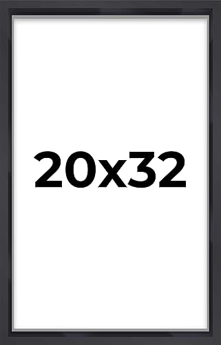 Miniatura 10 de Marco de caja de sombra de 14 x 40 pulgadas, color negro contemporáneo, profundidad de espacio útil de 1 pulgada, tamaño interior de 14 x 40 o 40 x