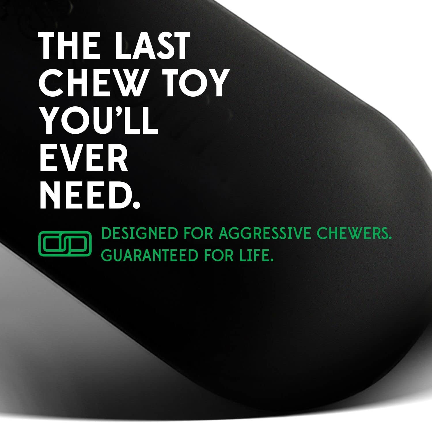 Goughnuts — Dog Toys for Aggressive Chewers | Virtually Indestructible Dog Toys for Breeds Such as Pit Bulls and German Shepherds | Heavy Duty Rubber Stick Toy | Extra Large Extra Large, 100+ Lbs Dogs (Buster Size) Toughest HD Pro 50