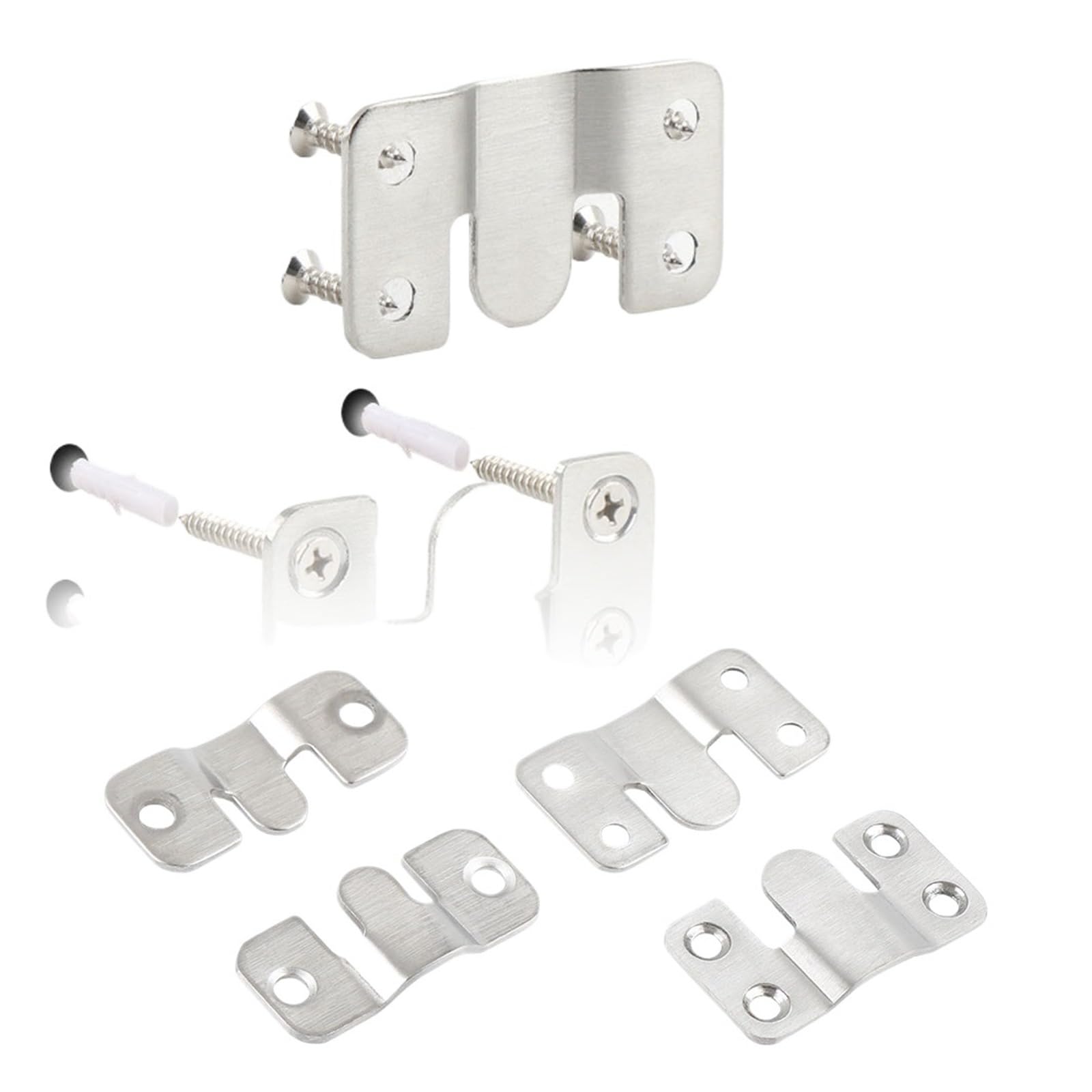 Supports pour Cadres Photo, Supports pour Tableaux, Crochets en Acier Inoxydable for Suspension de Cadre Photo, Miroir, matériel de Suspension Murale