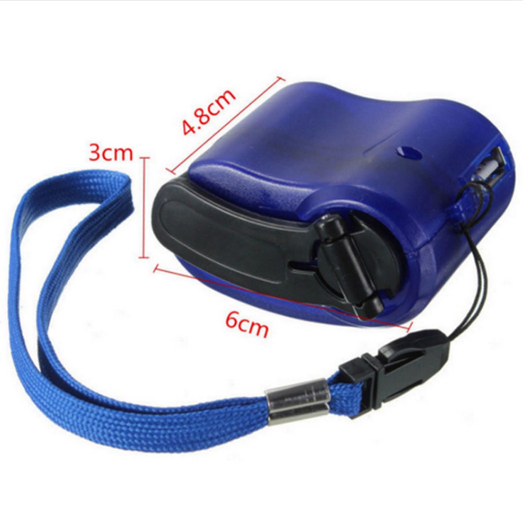 2 x USB di emergenza a manovella dinamo per caricabatterie universale caricabatterie da viaggio gadget