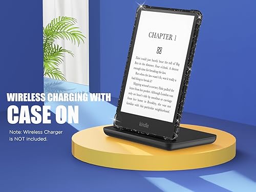 Miniatura 5 de MoKo Funda para Kindle de 6 pulgadas (11 generación-2022), ultra transparente, suave, flexible, transparente, TPU, contraportada, color negro con