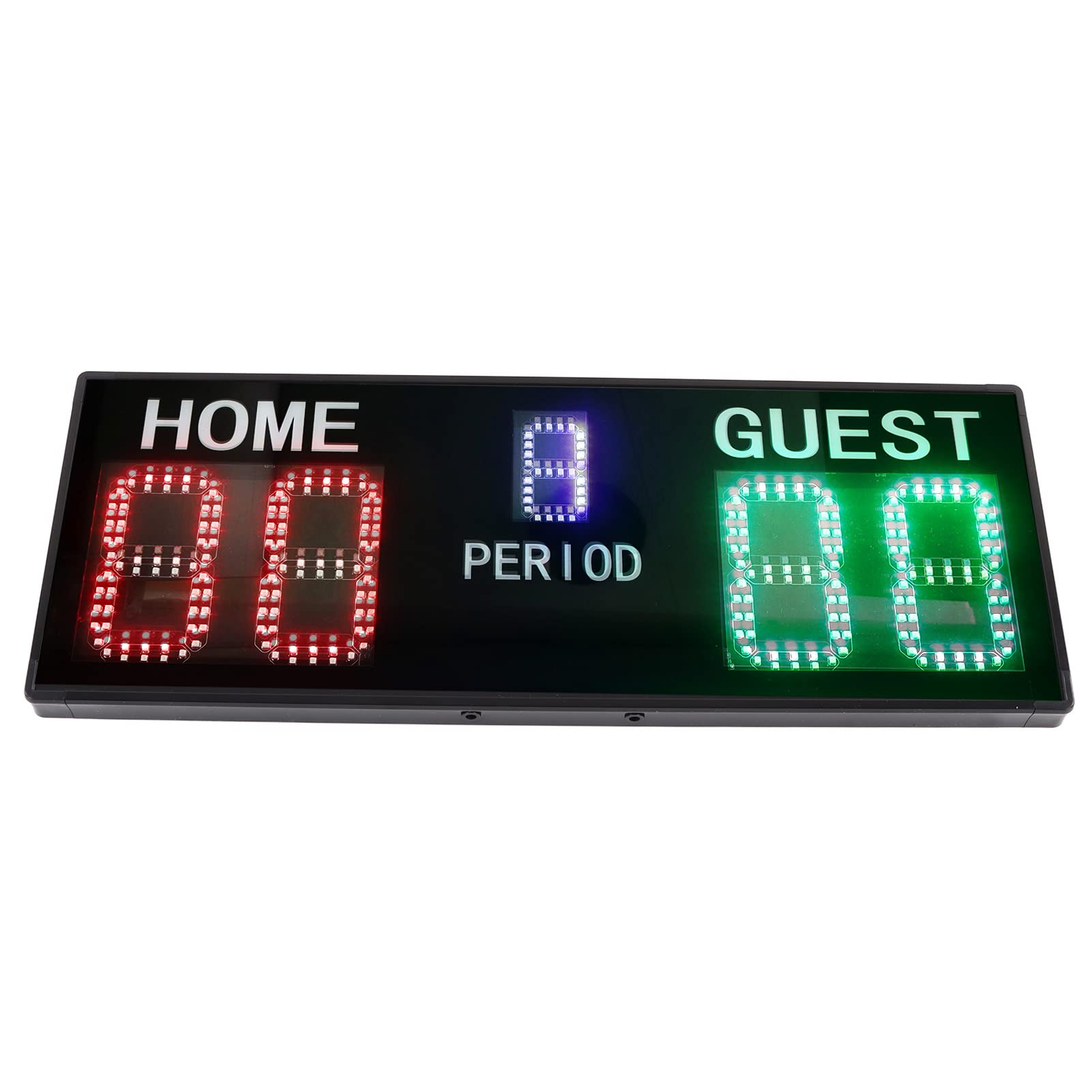 Zunate Segnapunti Digitale LED a 5 Cifre |Tabellone Segnapunti Elettronico Portatile da Basket con Telecomando per Sport Indoor e Outdoor