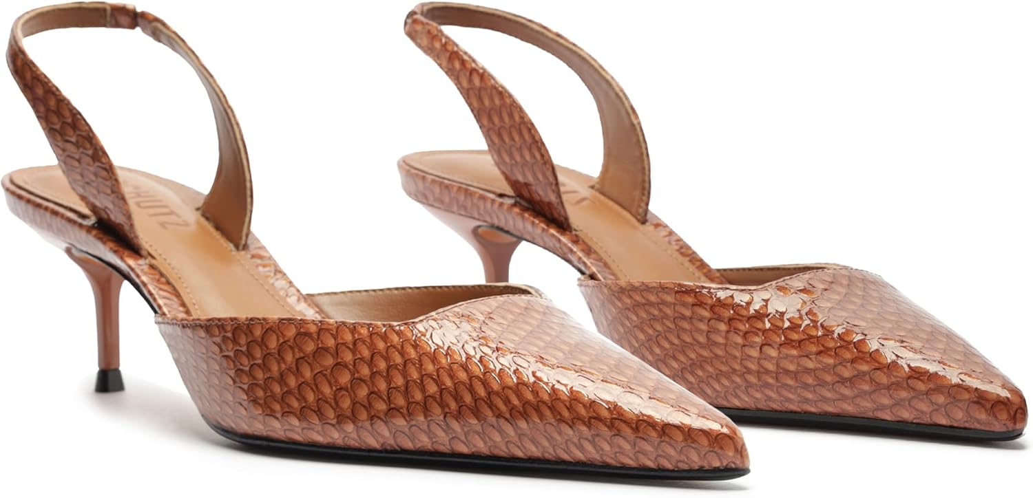 Schutz Paola Mid Slingback Pump, Miele