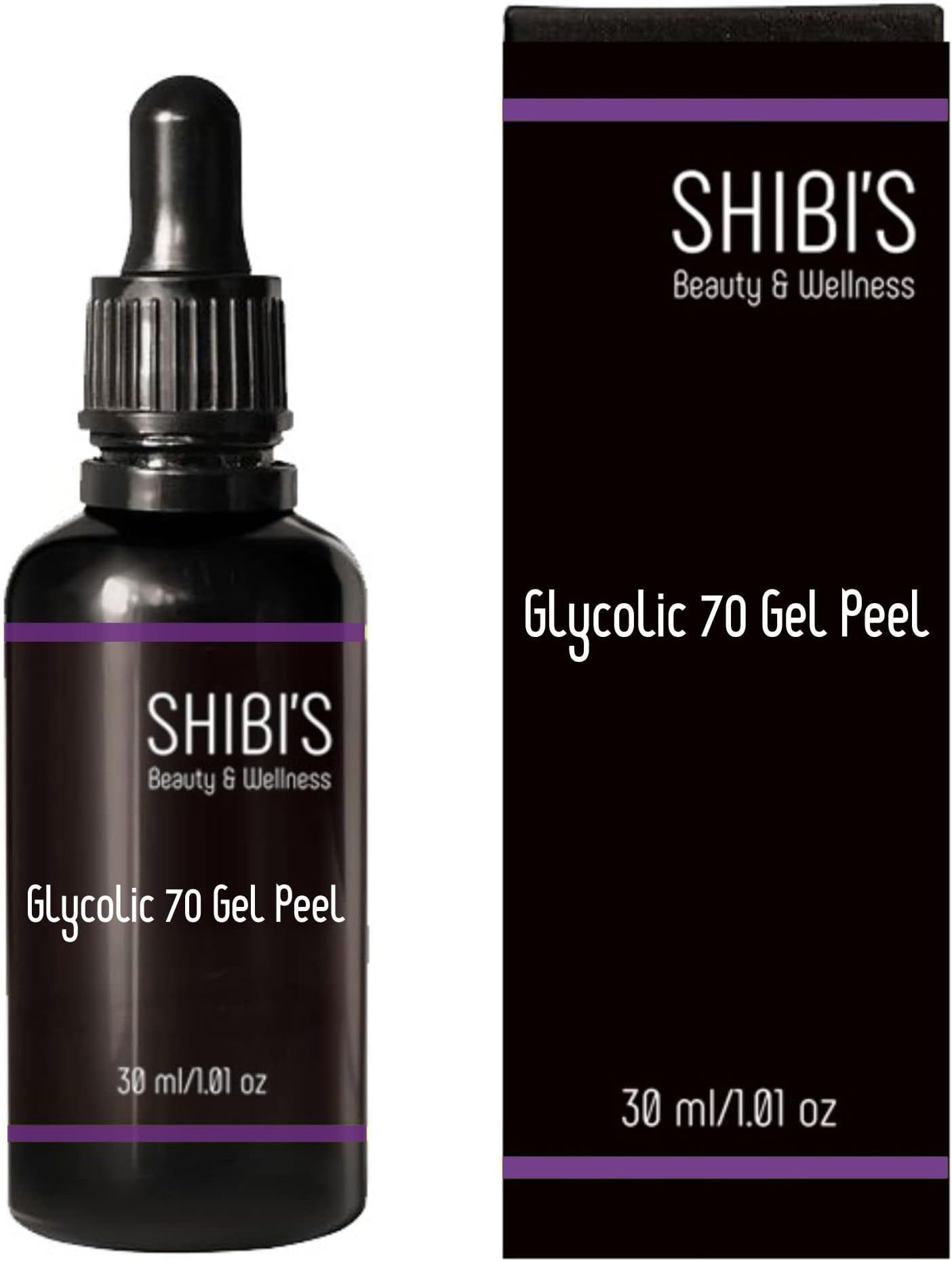 - SHIBI'S Glycolic 70% Gel Peel - 30ml | Professional Skin Exfoliation & Rejuvenation Treatment